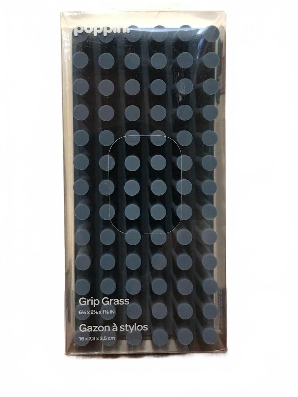 NEW poppin brand grip grass office desk accessory slate blue new